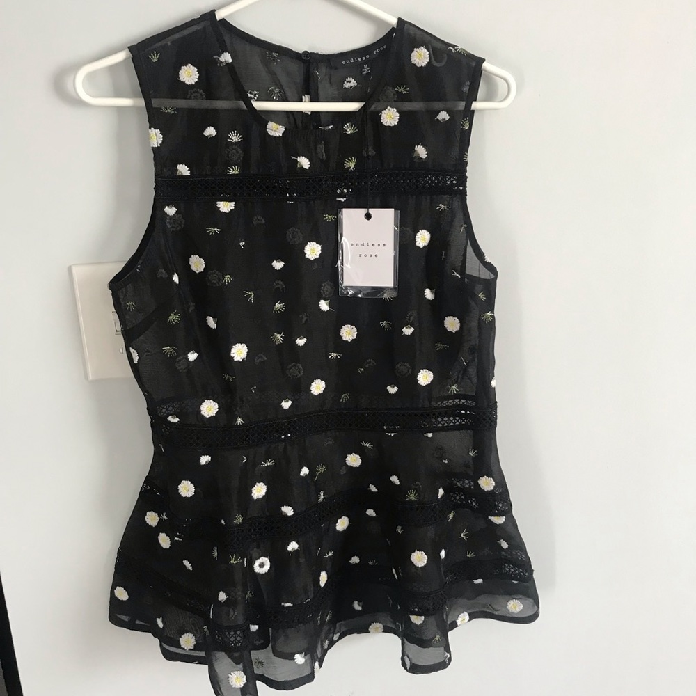 Endless Rose Peplum Blouse